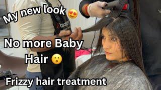 Hair botox treatment vlog ️new look new me first time experience #hairbotoxtreatment #fizzyhair