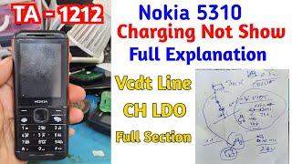 Nokia 5310 ( Ta-1212 ) Charging Not show Solution full detail explain | Nokia 5310 charging solution