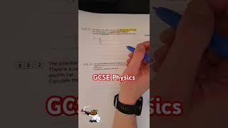 GCSE Physik ist voller Berechnungen