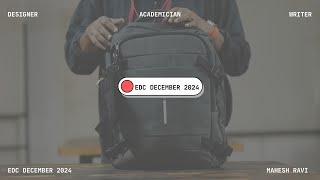 What's in my Bag | EDC | December 2024 | EveryDay Tech | Designer Life