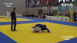 ESN TV 21.01.2017 JUDO ЧЕМПИОНАТ ЭСТОНИИ В ГОРОДЕ ТАРТУ,ILJA HAZOV