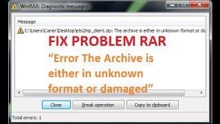 No files to extract all rar errors fix