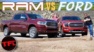 One of These $71K Top Trim Trucks is a No-Brainer Buy: Is It the New Ford F-150 Hybrid or Ram 1500?