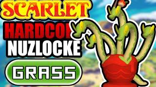 Pokémon Scarlet Hardcore Nuzlocke - Grass Types Only! (No items, No overleveling)