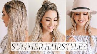 3 EASY NO HEAT HAIRSTYLES FOR SUMMER! ALEX GARZA