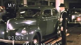 1940s Automobiles - Ford Promotional Film: Production of 28th Million V8