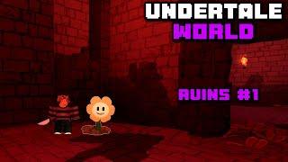 EXPLORING UNDERTALE WORLD FOR THE FIRST TIME!!!! (the game is too peak...)