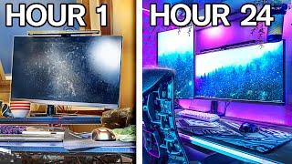 I Built My DREAM Gaming Room In 24 Hours!