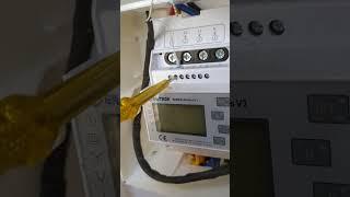 Zero Export device Connect R485 #professionalwork #electrician #solartech #solarpowersystem