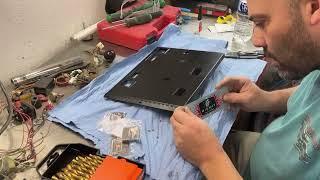 Spy Hunter Arcade restoration part 12 putting the coin door back together, power brick,light