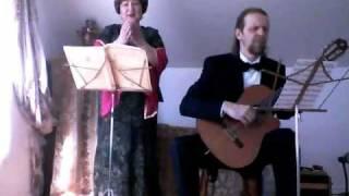 Caro Mio Bien by Giuseppe Giordani, voice and classical guitar