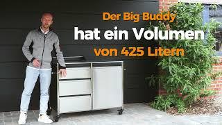 Outdoor Grilltisch "Big Buddy" von Schickling Grill - 100% Made in Germany - rostfrei und langlebig!