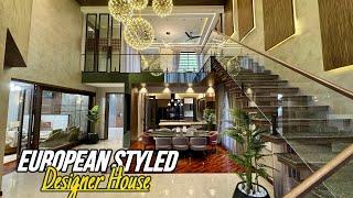 European Styled 1 Kanal Designer House For Sale in Dha Lahore!