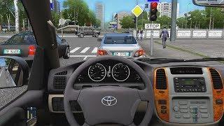 City Car Driving - Toyota Land Cruiser 100 | Fast Driving