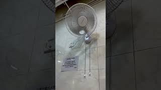 16" Jinling wall fan in a public bathroom