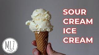 2 INGREDIENT SOUR CREAM ICE-CREAM RECIPE