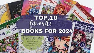 My TOP 10 FAVORITE Adult Coloring Books for 2024 // Ideas to Get Started