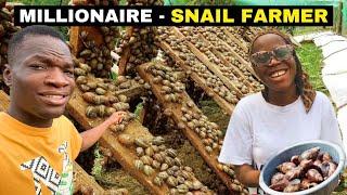 She Built and Own a Profitable Snail Farm in Nigeria