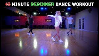 45 Minute Beginner Dance Workout - Bachata, Salsa, Merengue, Cha Cha & More | Follow Along Exercises