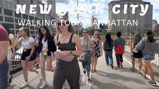[4K]NEW YORK CITY - Walking Tour Manhattan, Brooklyn Bridge Park, DUMBO & Brooklyn Bridge NYC,USA,4K