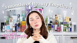 *mostly* J & K-Beauty Empties~ 3 months worth of product! [2025 Q2]