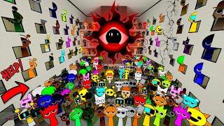 All the Sizes Of Nightmare Sprunki Mr. Sun Phase 8 want me to help them in Gmod