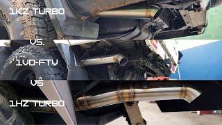 LAND CRUISER 1HZ TURBO - 1KZ TURBO - 1VD FTV | 3" TURBO-BACK SOUND CHECK | WICKEDEP RACING