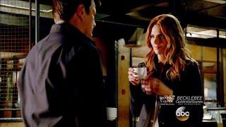 Castle 8x04 End Scene  “What Lies Beneath”  Castle Beckett & Coffee Season 8 Episode 4