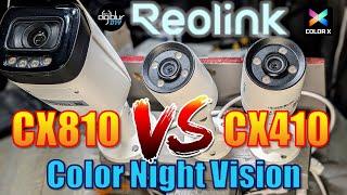 Reolink CX810 vs CX410: Duel in the Dark - Color Night Vision Cameras