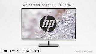 HP f Series Monitors - 22f, 24f, 24fw, 27f, 27fw & 27f 4K