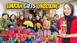 Umrah Gifts Unboxing With Family|Itny Zayda Fans Ghar Agye|Sistrology