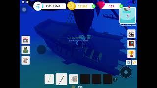 Finding sunken ship fishing simulator