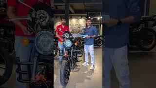 New meteor 350 stellar blue #selfgifted #royalenfield #royalfamily #stellarblue #bulletlover #song