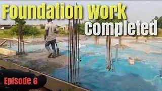 Building In Ghana  Foundation Work Completed | Plumbing | Concrete Casting And Dampness Protection