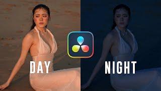 Color Grading Made EASY | Day To Night Davinci Resolve 18 &18.6 Tutorial