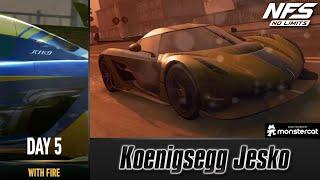 Need For Speed No Limits - Koenigsegg Jesko | Shadowfall (Day 5 - With Fire)