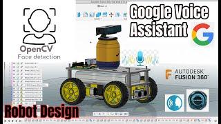 Voice Assisted 3d Designing of Robot like JARVIS using FUSION 360