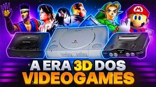 A 5ª Geração de Videogames: a era do PlayStation, N64, Sega Saturn e muito mais!