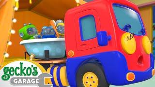 Baby Truck Babysitting! | Gecko's Garage | Trucks For Children | Cartoons For Kids