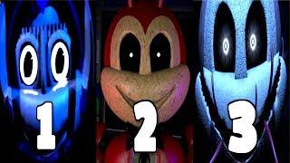 JOLLY 1 2 3 All JUMPSCARES || *FNAF HISTORY*