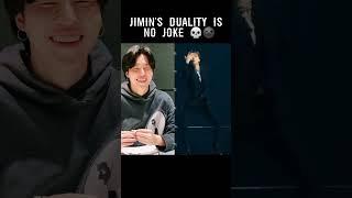 Jimin's duality is no joke  #jimin #bts #shorts