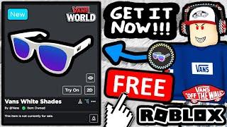 FREE ACCESSORY! HOW TO GET Vans White Spicoli Sunglasses! VANS WORLD EVENT! (ROBLOX)