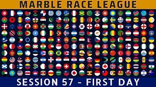 Marble Race League Session 57 First Day ~ 200 Countries