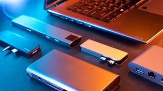 Док-станция или USB хаб для расширения возможностей ноутбука. Добавляем HDMI, LAN, microSD, USB и тд