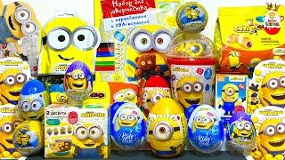 MINIONS MIX! SURPRISES, Toys, Cartoon Minions, Kinder Surprise unboxing