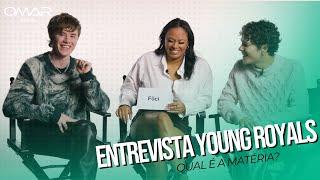 Entrevista Young Royals | Qual a matéria escolar? Com Omar Rudberg e elenco [PT-BR] [Subs en Esp]