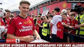 VIKTOR GYÖKERES SPOTTED AT OLD TRAFFORD — FANS GO WILD AS POSSIBLE MANCHESTER UNITED TRANSFER LOOMS!