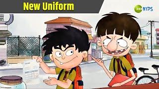 New Uniform | Badrinath and Budhdeb | Comedy Cartoon | Hindi Cartoon | TV Show | Zee Kids