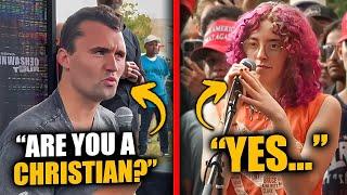 Woke “Catholic” GETS SCHOOLED By Charlie Kirk ON THE GOSPEL