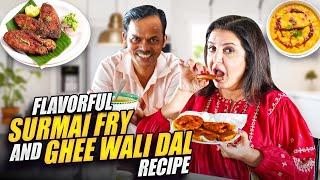 Easy Homemade Crispy Surmai Fry aur Ghee Wali Dal! | @FarahKhanK